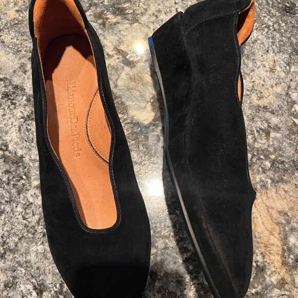 Bellara Genuine Suede Ballerina Flats - Picture 4 of 9